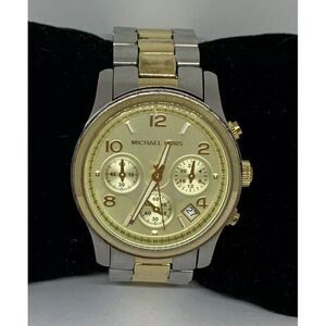 Michael Kors MK5137 Women's Stainless steel Analog Gold Dial Quartz Watch PB2